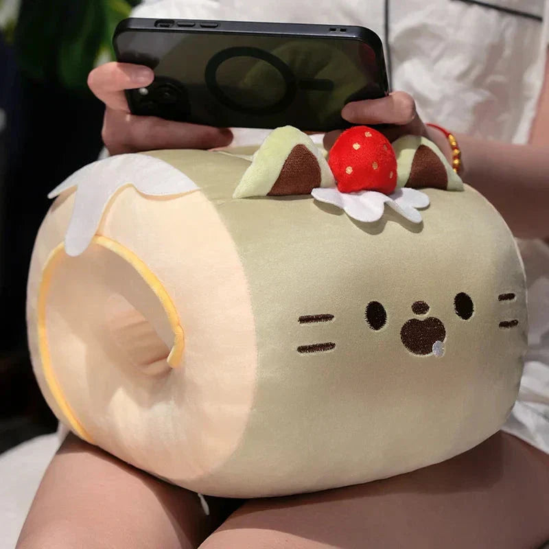 Cozy Cat Heated Plush Toy with Soft Blanket