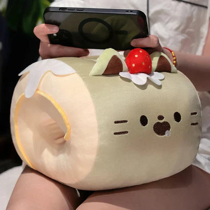 Cozy Cat Heated Plush Toy with Soft Blanket