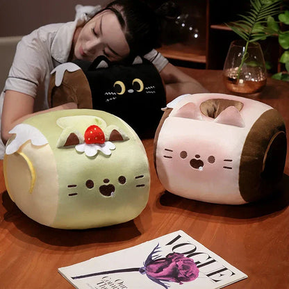 Cozy Cat Heated Plush Toy with Soft Blanket