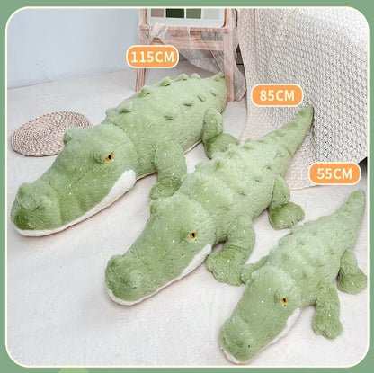 Cuddly Green Stuffed Crocodile Plush Toy