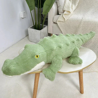 Cuddly Green Stuffed Crocodile Plush Toy