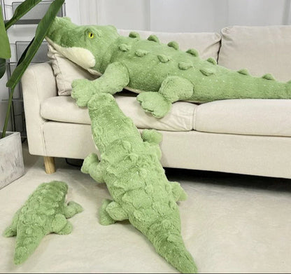 Cuddly Green Stuffed Crocodile Plush Toy