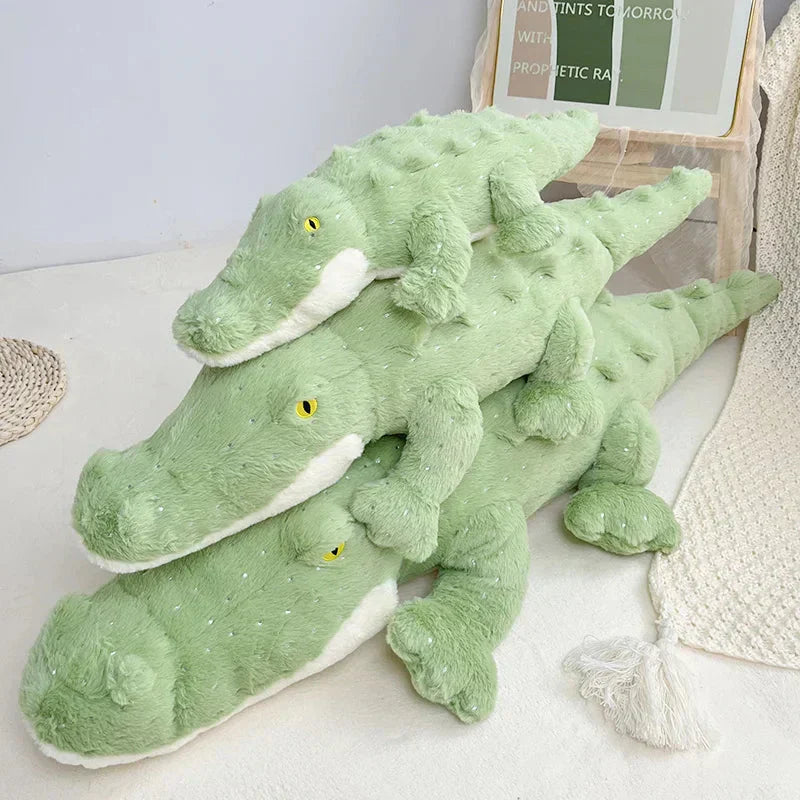 Cuddly Green Stuffed Crocodile Plush Toy