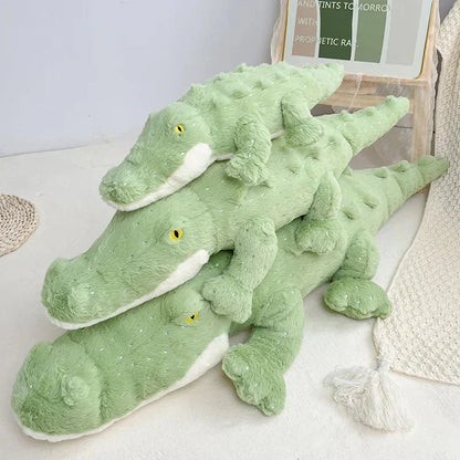 Cuddly Green Stuffed Crocodile Plush Toy