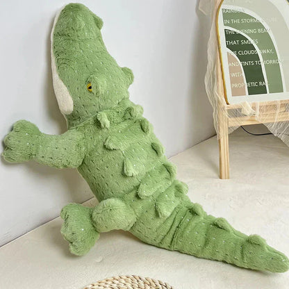 Cuddly Green Stuffed Crocodile Plush Toy