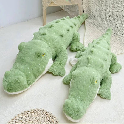 Cuddly Green Stuffed Crocodile Plush Toy