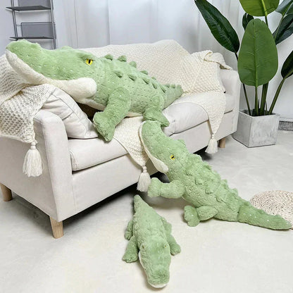 Cuddly Green Stuffed Crocodile Plush Toy
