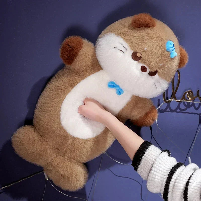 Cuddly Otter Plush Toy Blanket