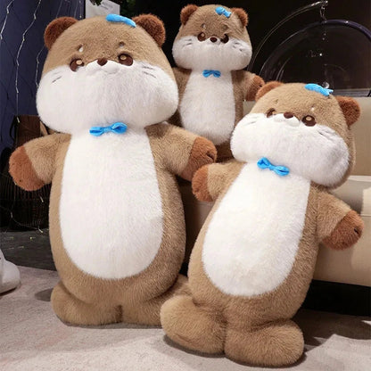Cuddly Otter Plush Toy Blanket