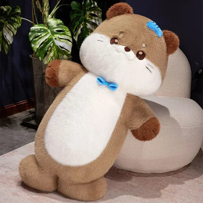 Cuddly Otter Plush Toy Blanket