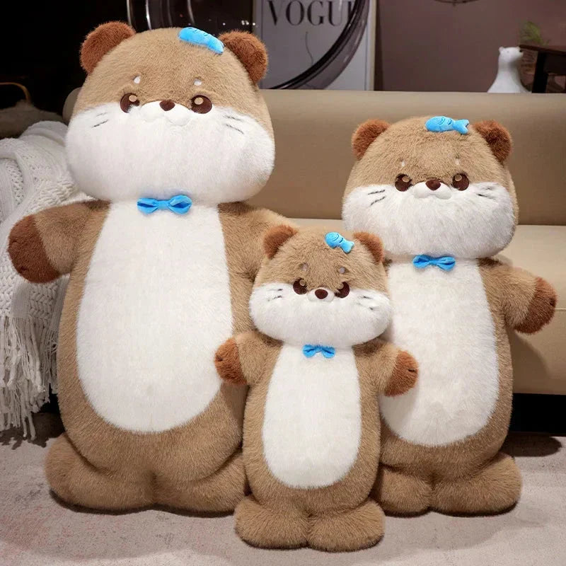 Cuddly Otter Plush Toy Blanket