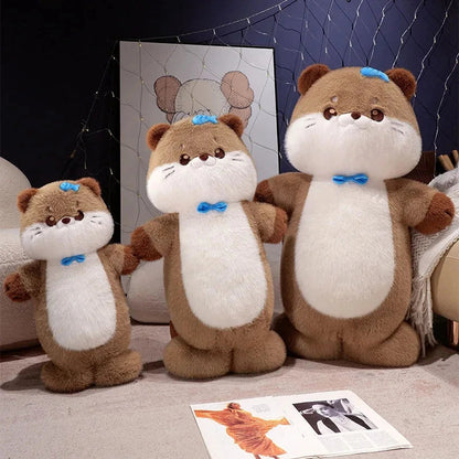 Cuddly Otter Plush Toy Blanket