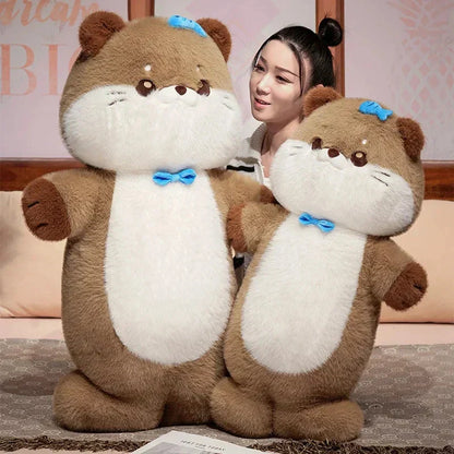 Cuddly Otter Plush Toy Blanket
