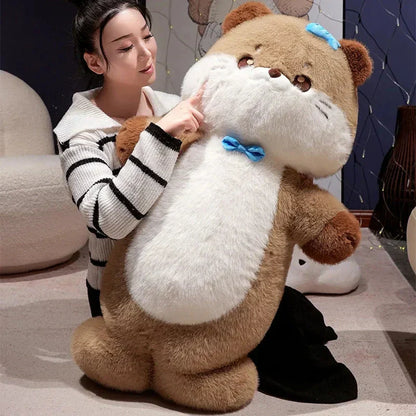 Cuddly Otter Plush Toy Blanket