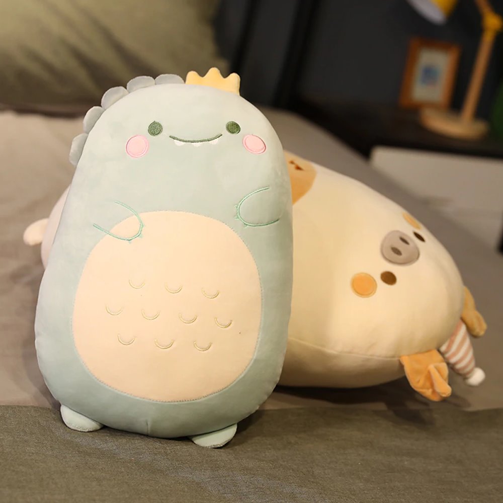 Colorful Fluffy Pancake Plush Toy
