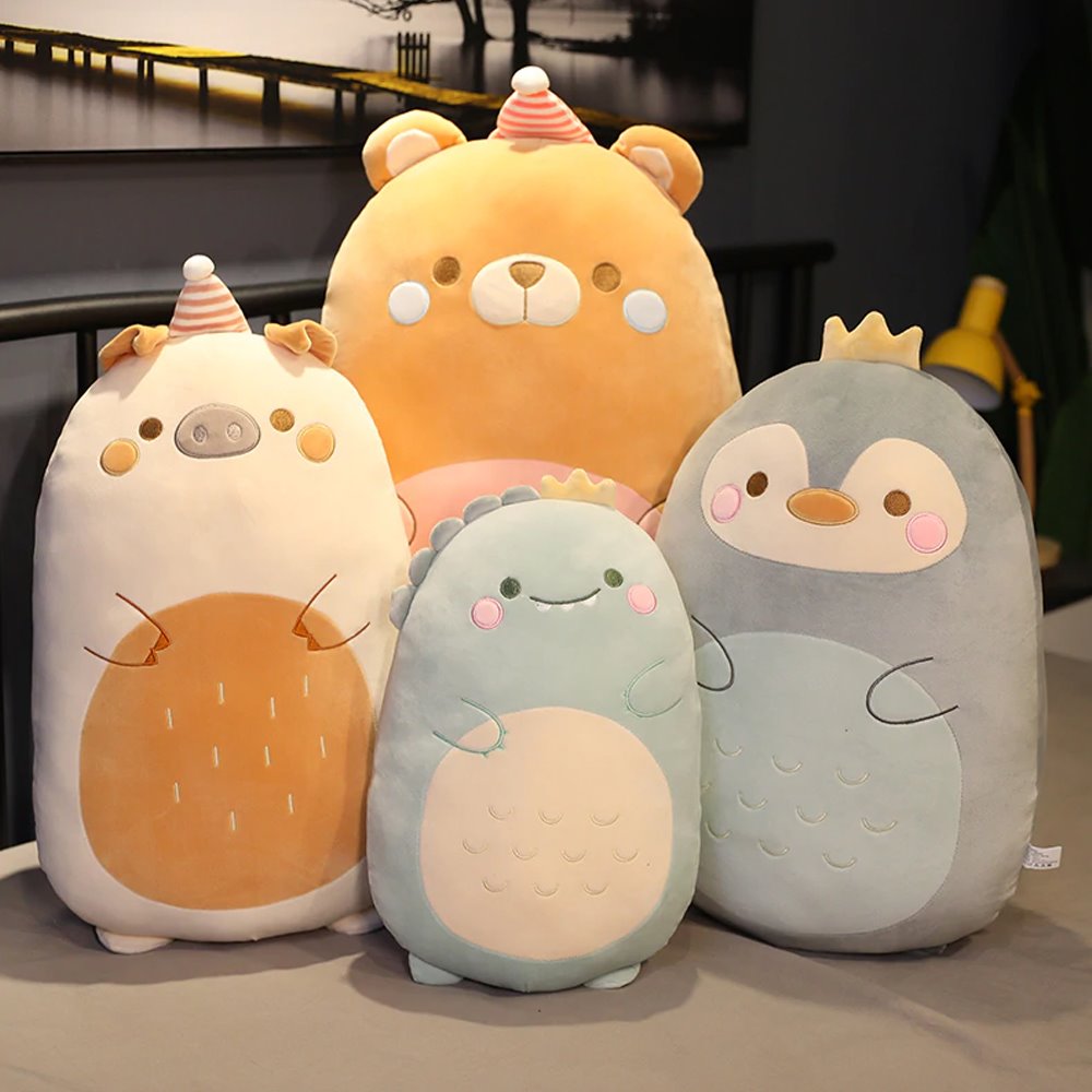 Colorful Fluffy Pancake Plush Toy