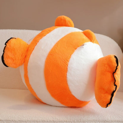 Colorful Striped Cute Fish Toy Plush