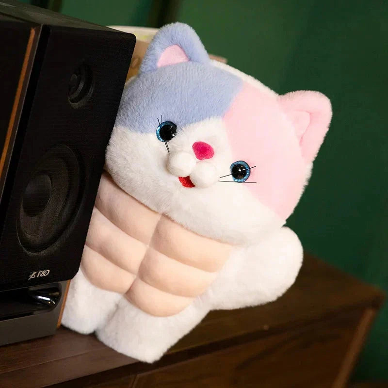 Big Fluffy Cat Stuffed Animal