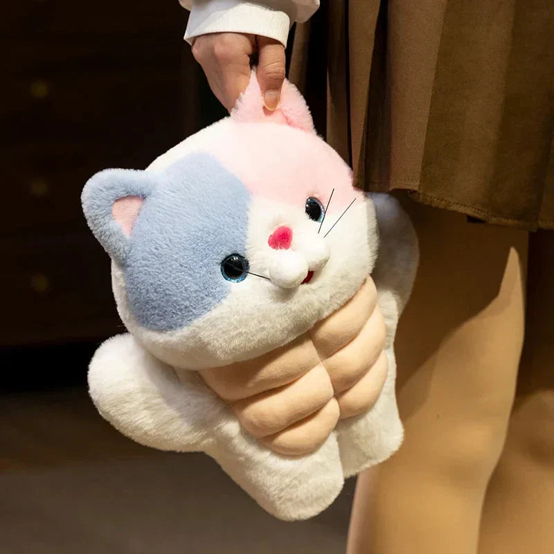 Big Fluffy Cat Stuffed Animal