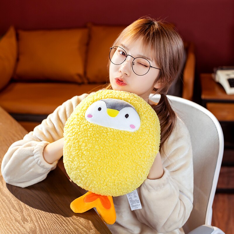 Soft Cute Penguin Hand Warmers Plush Toys