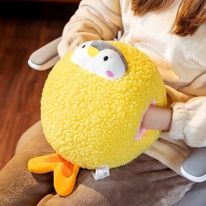 Soft Cute Penguin Hand Warmers Plush Toys