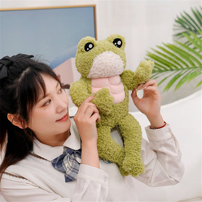 Cute Dench Muscle Frog Soft Toy - Fesara