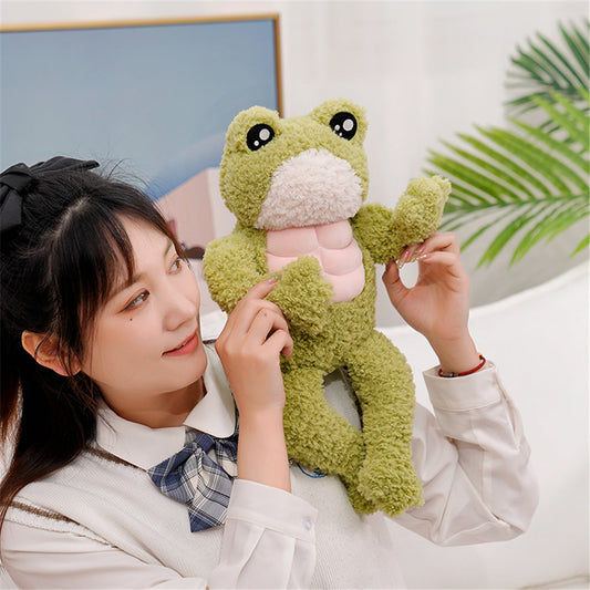 Cute Dench Muscle Frog Soft Toy - Fesara
