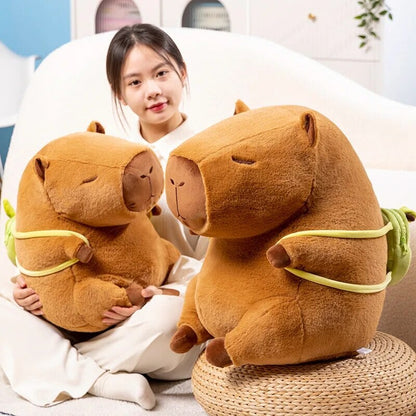 Cute Capybara Mini Avocado Backpack Toy