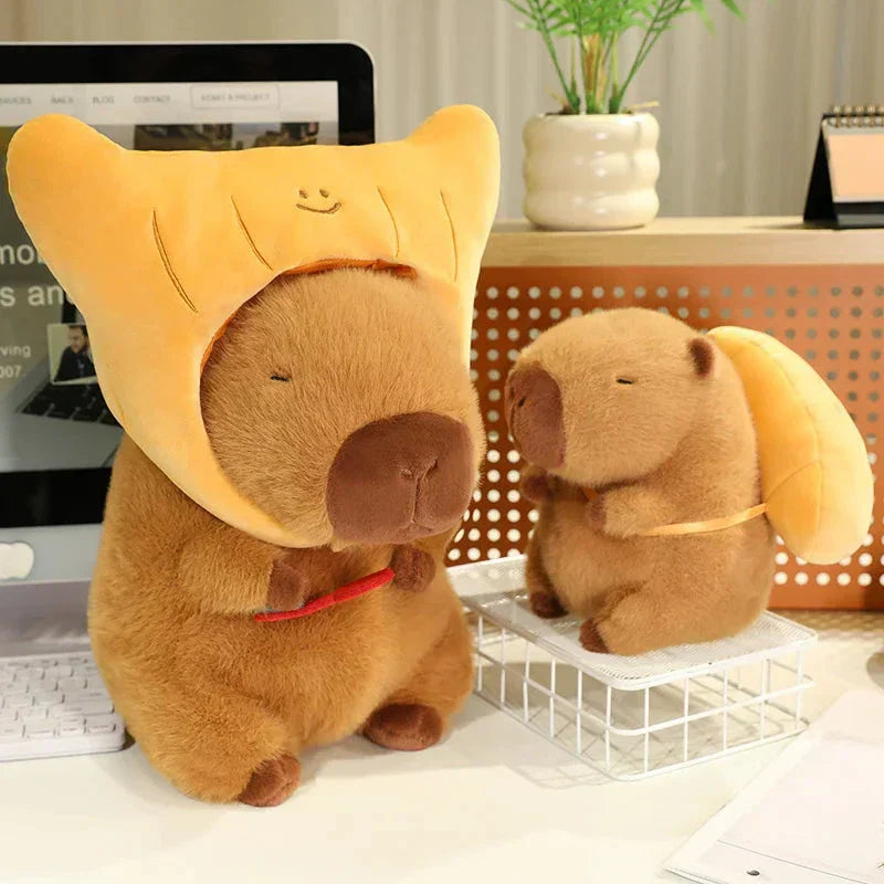 Soft Brown Cuddly Capybara Plush Toys