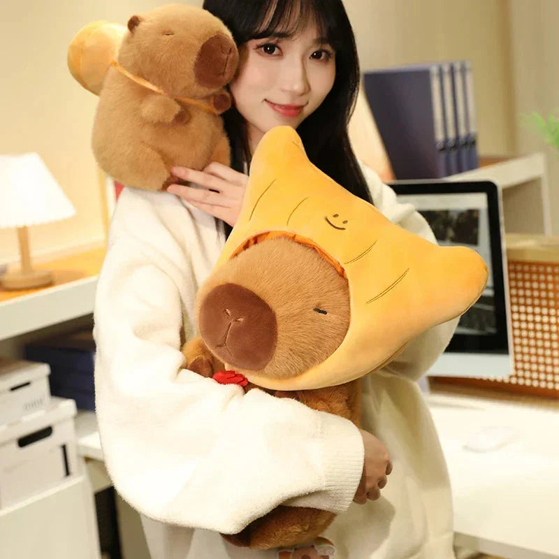 Soft Brown Cuddly Capybara Plush Toys