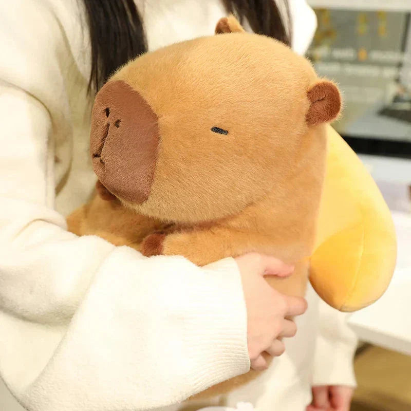 Soft Brown Cuddly Capybara Plush Toys - Fesara