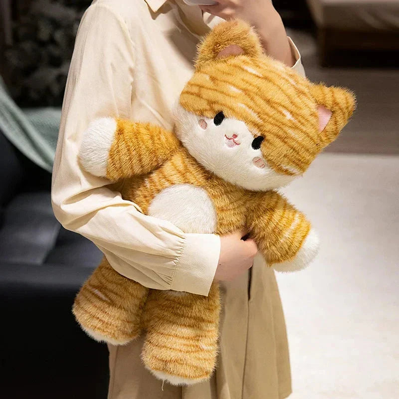 Cute Cat & Red Panda Soft Plush Friends