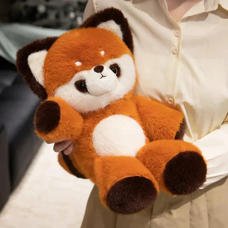 Cute Cat & Red Panda Soft Plush Friends