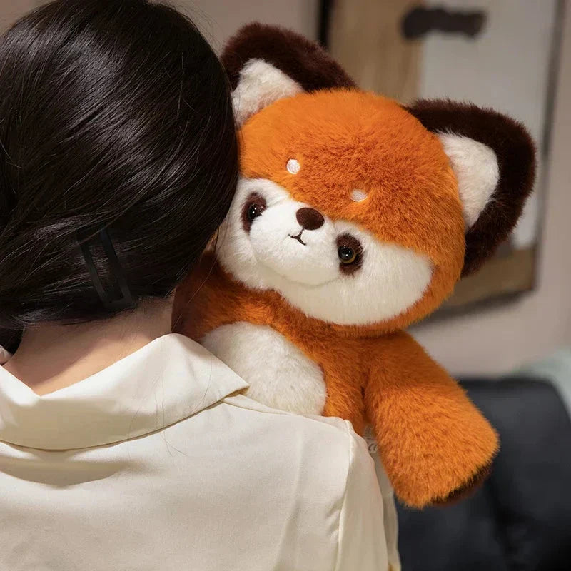 Cute Cat & Red Panda Soft Plush Friends