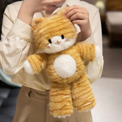 Cute Cat & Red Panda Soft Plush Friends