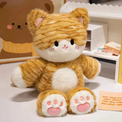 Cute Cat & Red Panda Soft Plush Friends