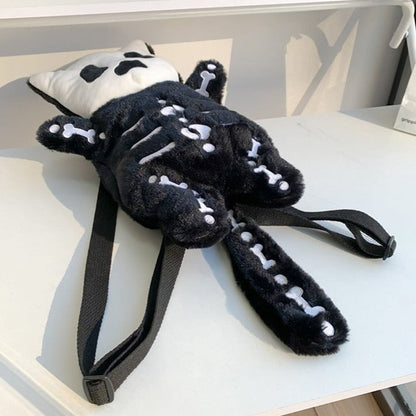 Small Cute Skeleton Soft Backpack