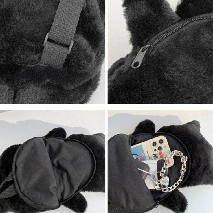 Small Cute Skeleton Soft Backpack