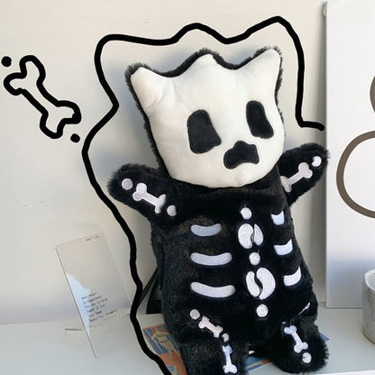 Small Cute Skeleton Soft Backpack