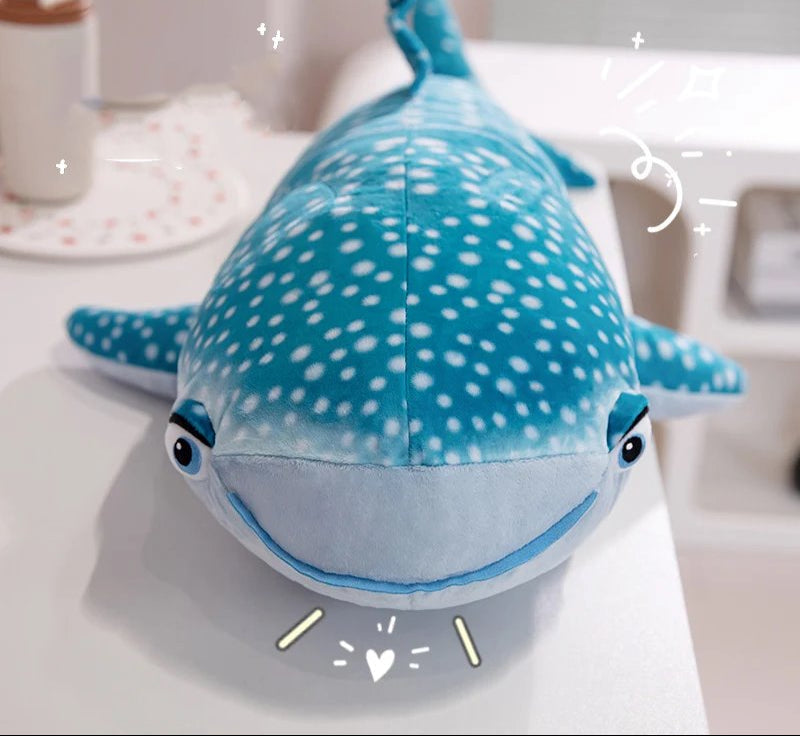 Big Soft Blue Whale Plush Toy 75cm