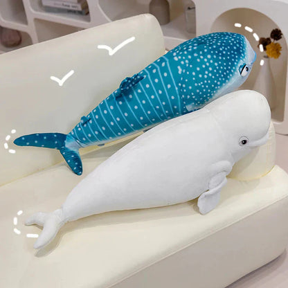 Big Soft Blue Whale Plush Toy 75cm