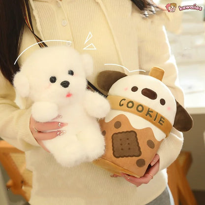Cute Dog Shaped Snack Tote Bag