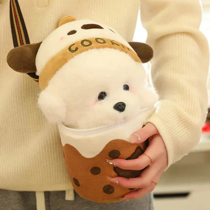 Cute Dog Shaped Snack Tote Bag