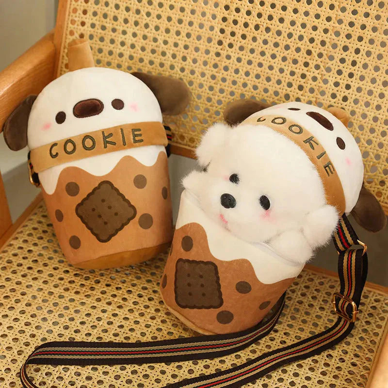 Cute Dog Shaped Snack Tote Bag