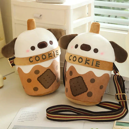 Cute Dog Shaped Snack Tote Bag