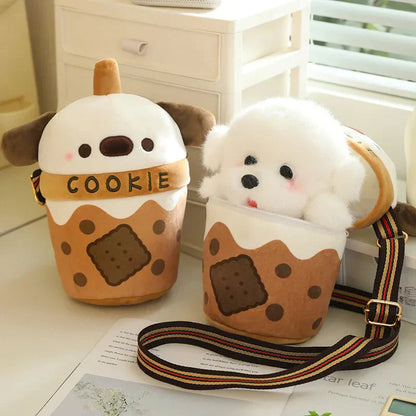 Cute Dog Shaped Snack Tote Bag