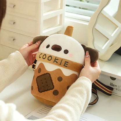 Cute Dog Shaped Snack Tote Bag