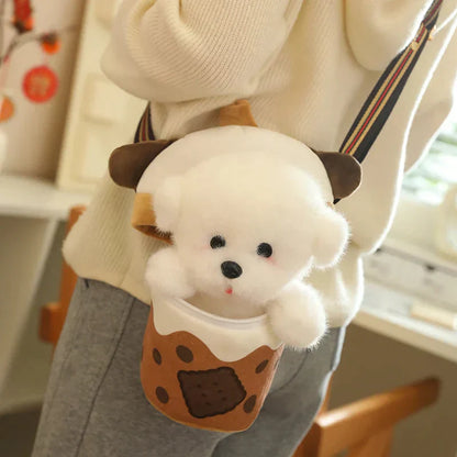 Cute Dog Shaped Snack Tote Bag