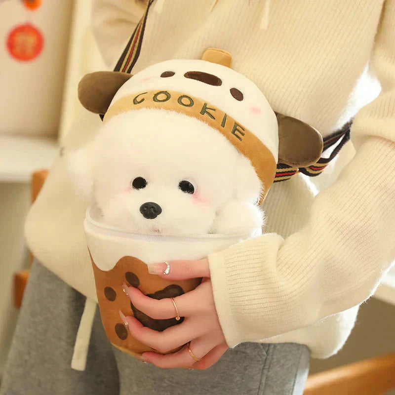 Cute Dog Shaped Snack Tote Bag