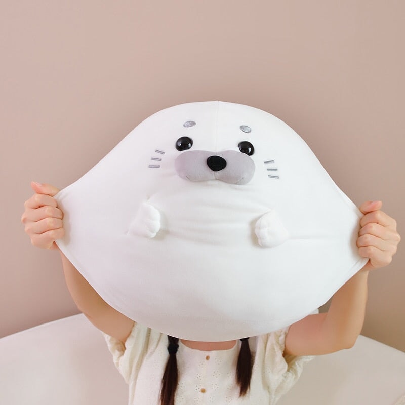 Cuddly Soft Blue Baby Seal Toy